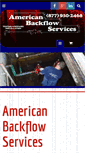 Mobile Screenshot of americanbackflowservices.com